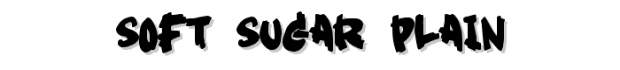 Soft Sugar plain font